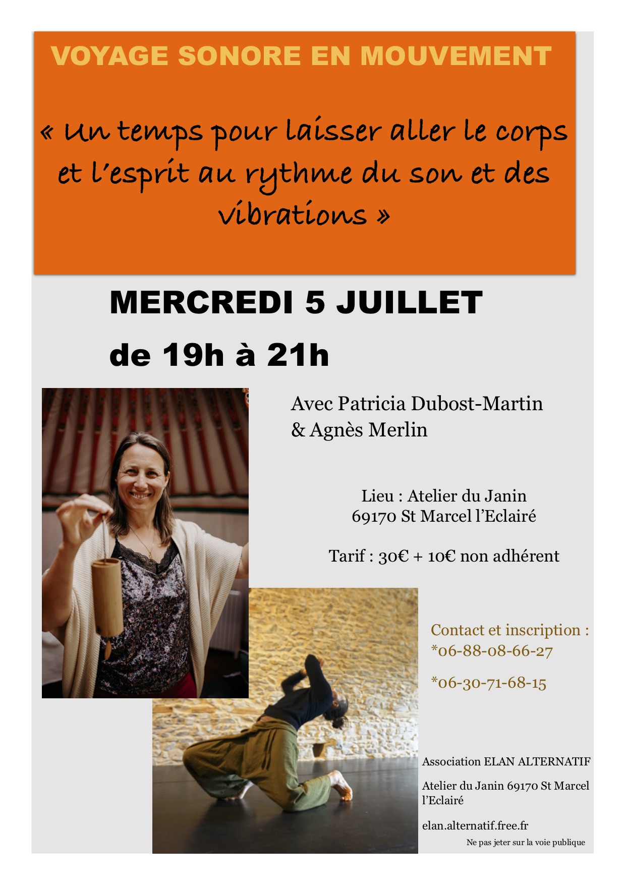 5 juillet 2023- Atelier du Janin - Association Elan Alternatif