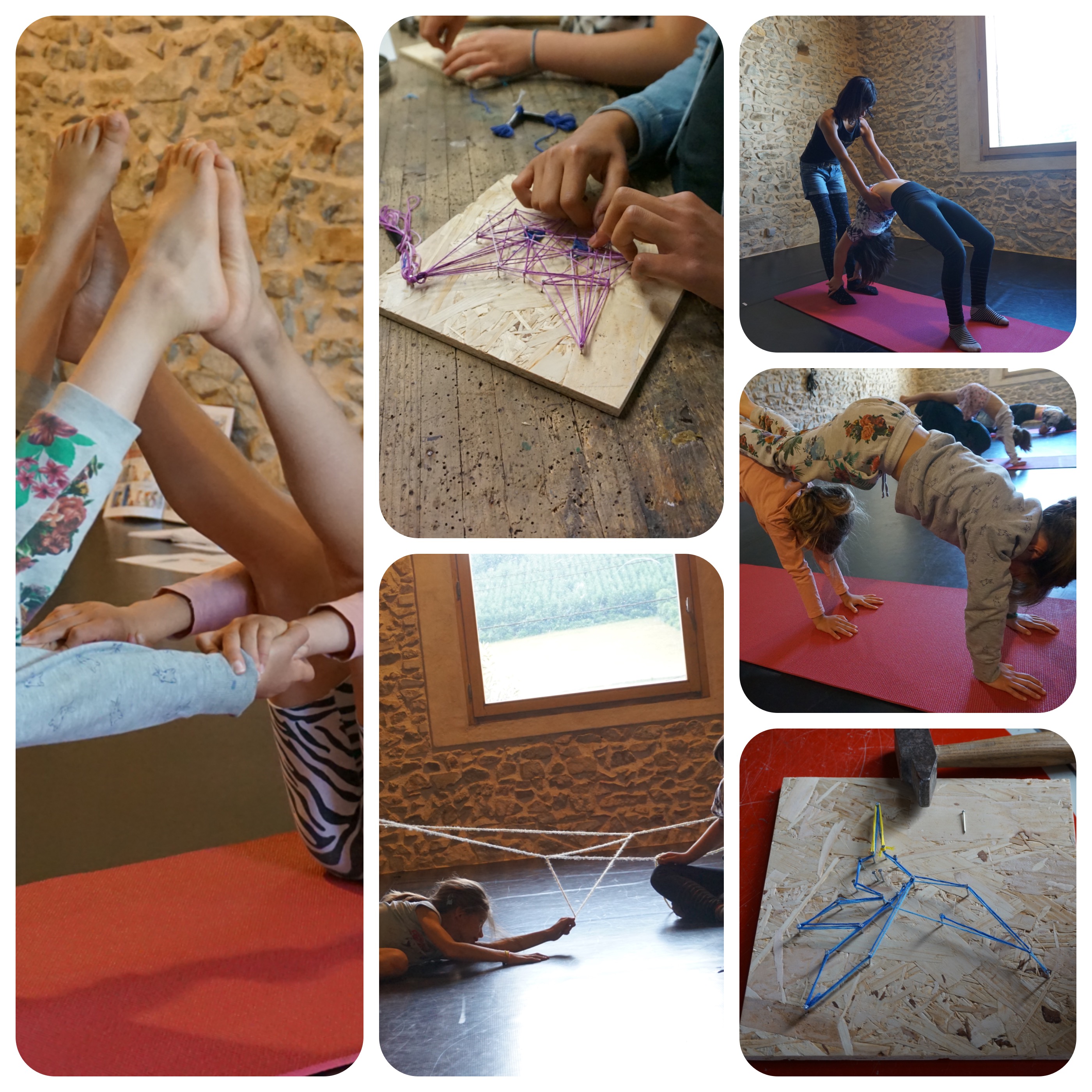 Stage Enfants ; Yoga, Danse et Bricolage en Juillet 2021- Atelier du Janin - Association Elan Alternatif