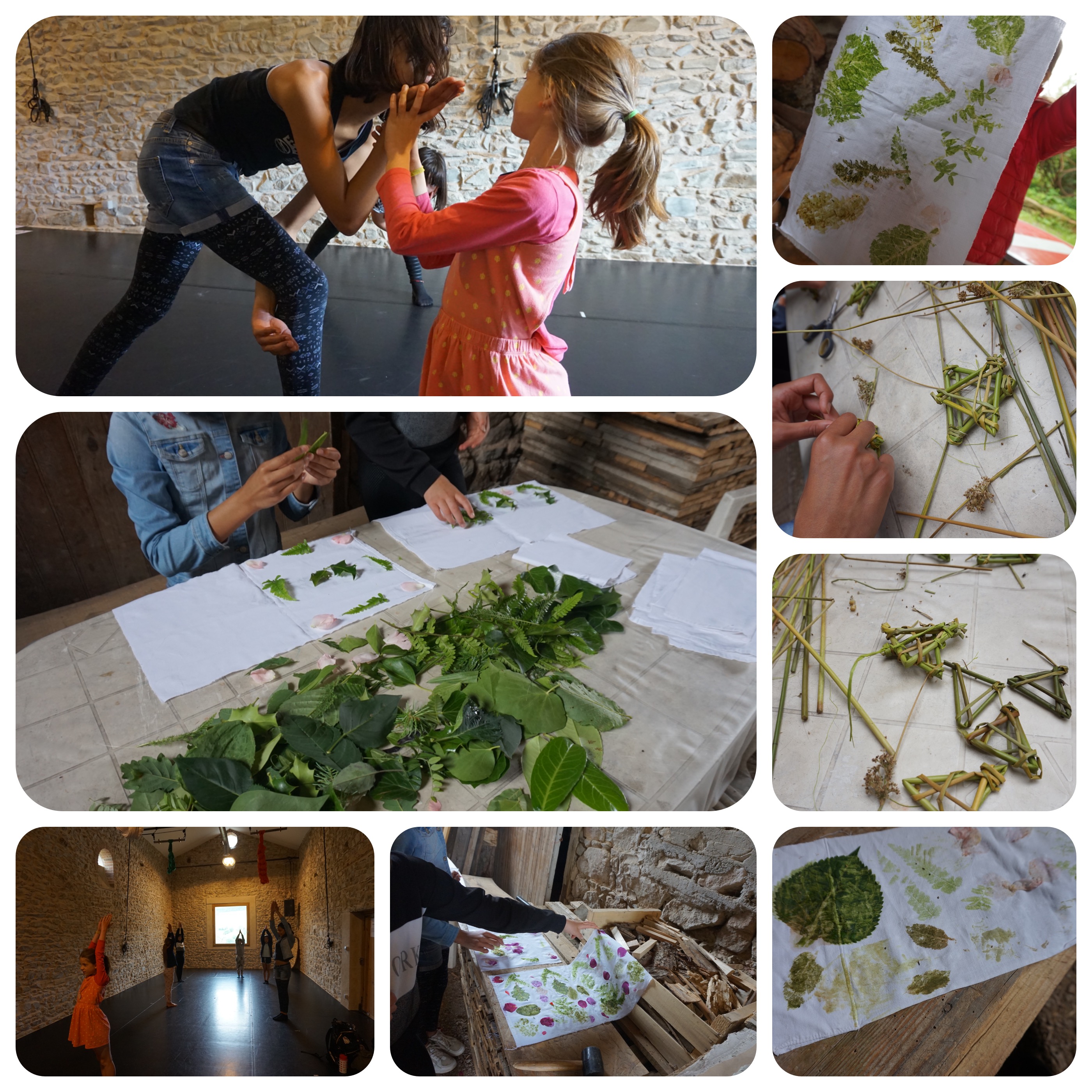 Stage Enfants ; Yoga, Danse et Bricolage en Juillet 2021- Atelier du Janin - Association Elan Alternatif